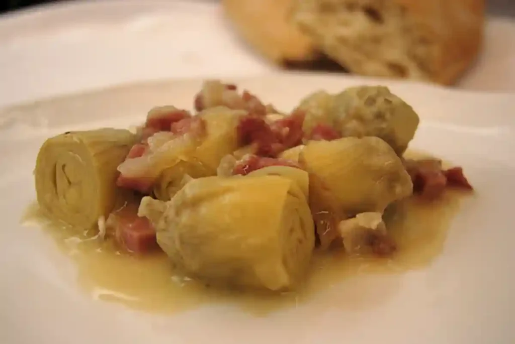 Imagen de las Alcachofas con Jamón