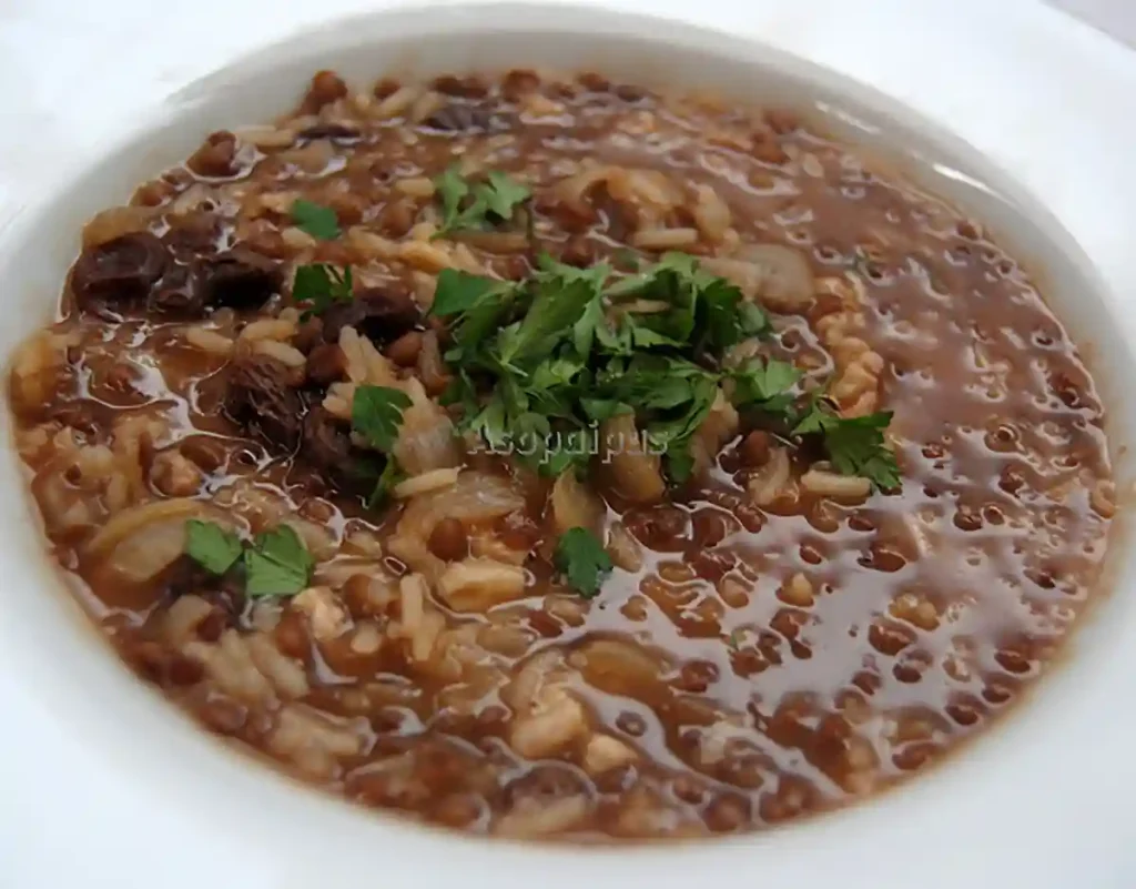 Imagen de la Sopa de Lentejas con arroz