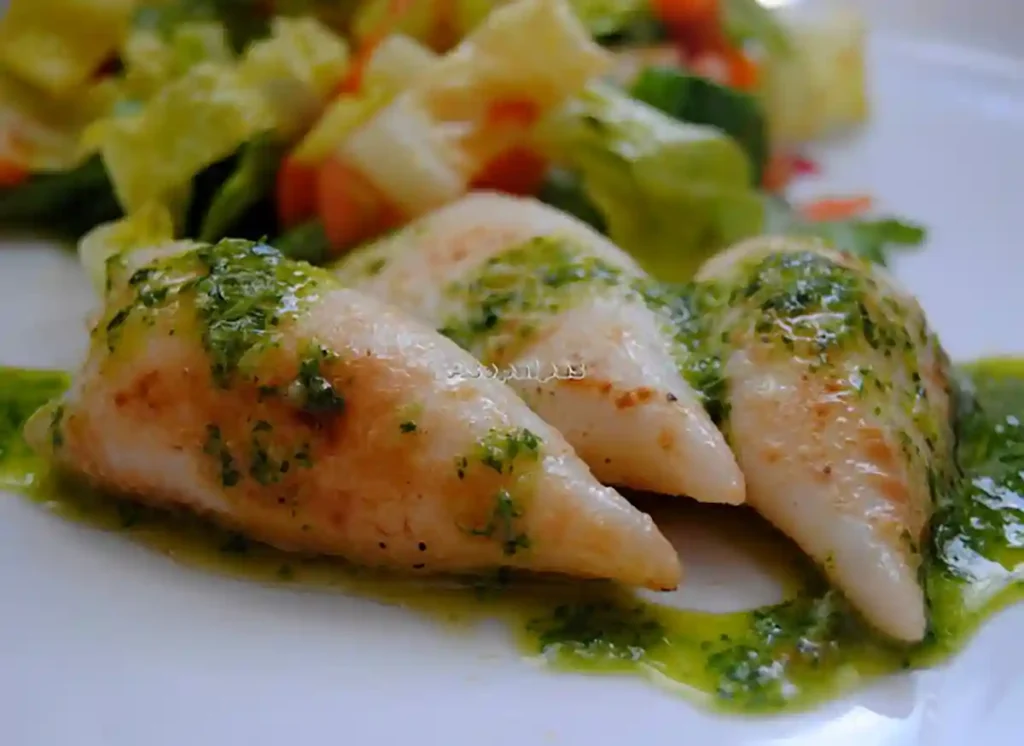 Imagen de los Chipirones a la Plancha en salsa verde