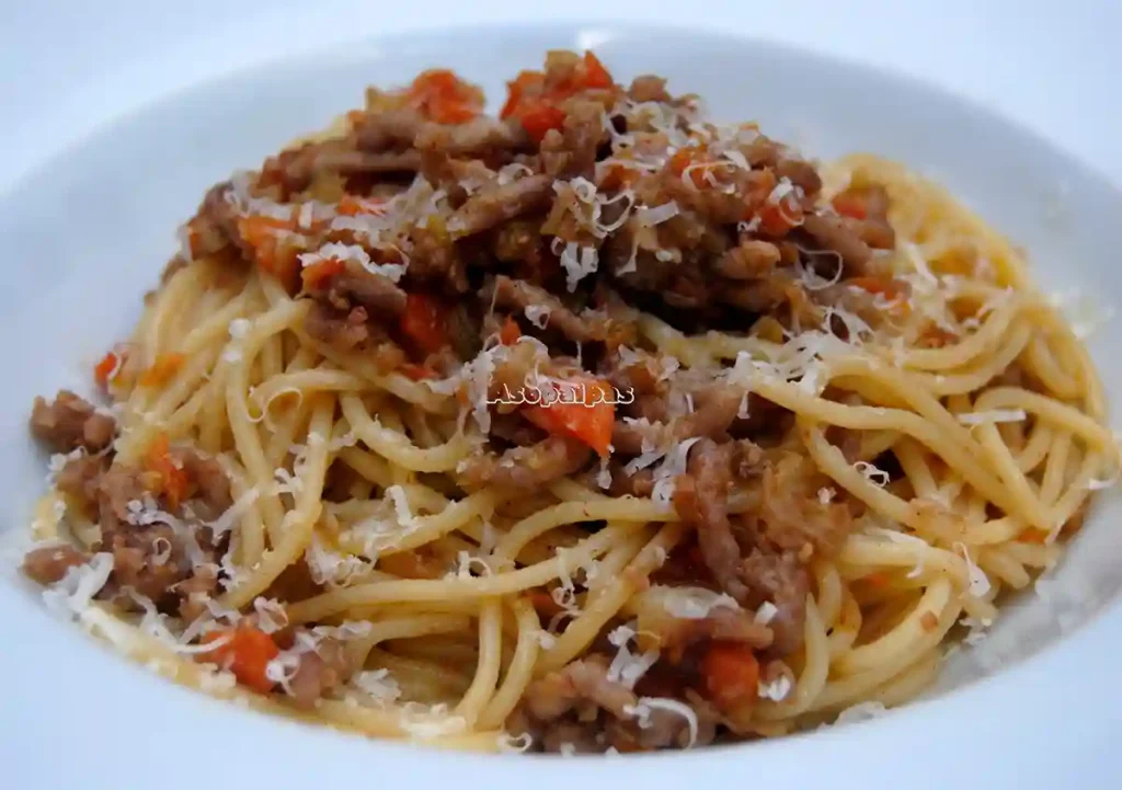 Imagen de los Espaguetis con Ternera Picada
